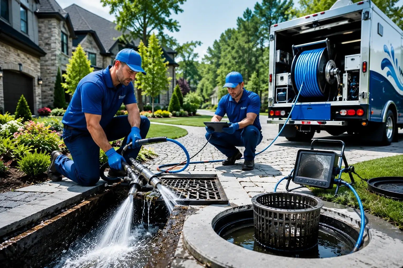 Local outdoor drain cleaning professionals in Fredericksburg, IA