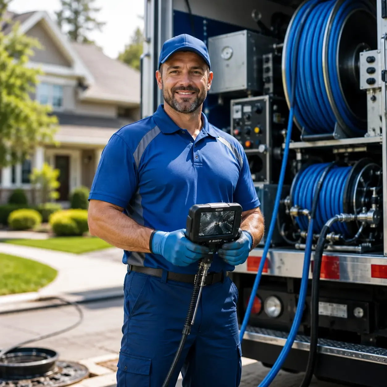 Local outdoor drain cleaning specialists in Fredericksburg, IA